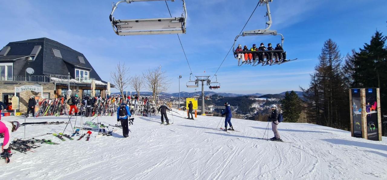 Pistenblume Apartment - Skipiste, Stadtzentrum Winterberg Eksteriør bilde